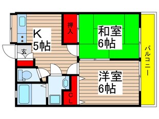 ハイツときわの物件間取画像